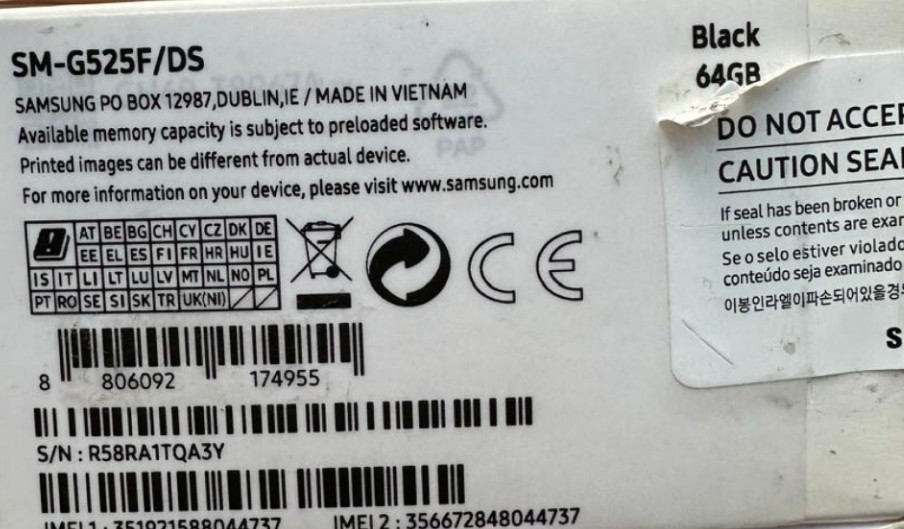 Смартфон Samsung Galaxy Xcover 5 SM-G525F 4/64GB Black Київ - фото 4