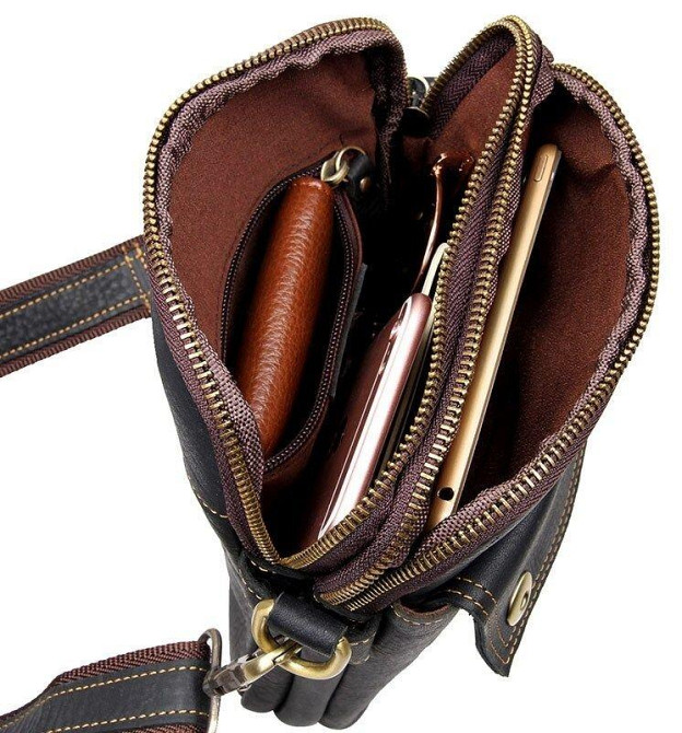 Сумка мужская Черная (Vintage) Киев - изображение 4