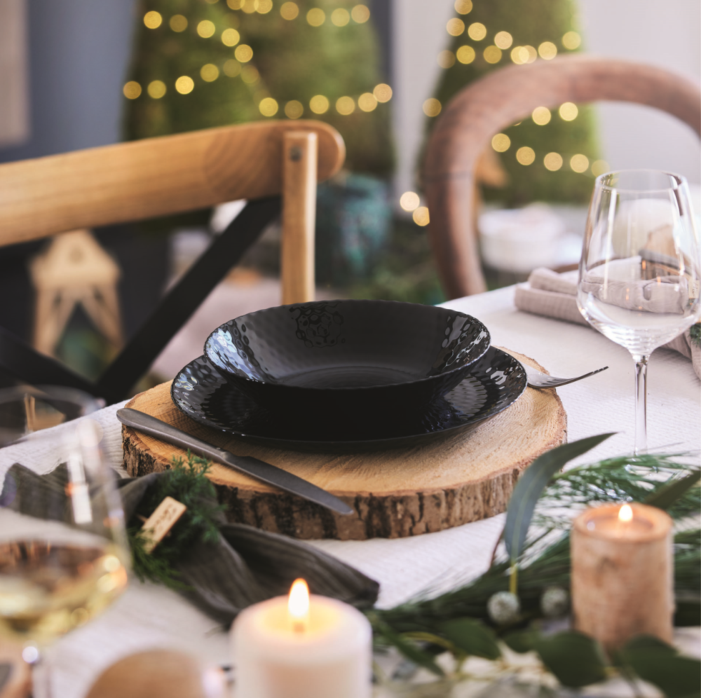 Тарілка десертна Luminarc Pampille Black 19 см (6711241) Київ - фото 3