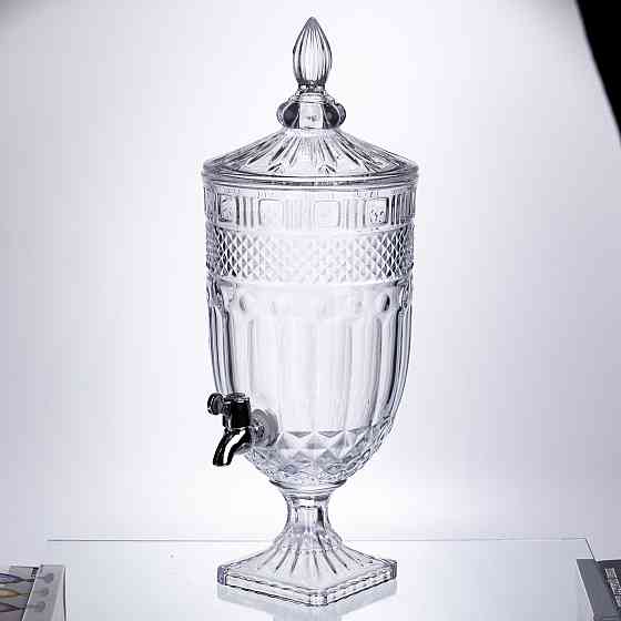 Лимонадниця Topaz Crystal 5л із краном HP-19-294 глек диспенсер для напоїв прозорий Коломия