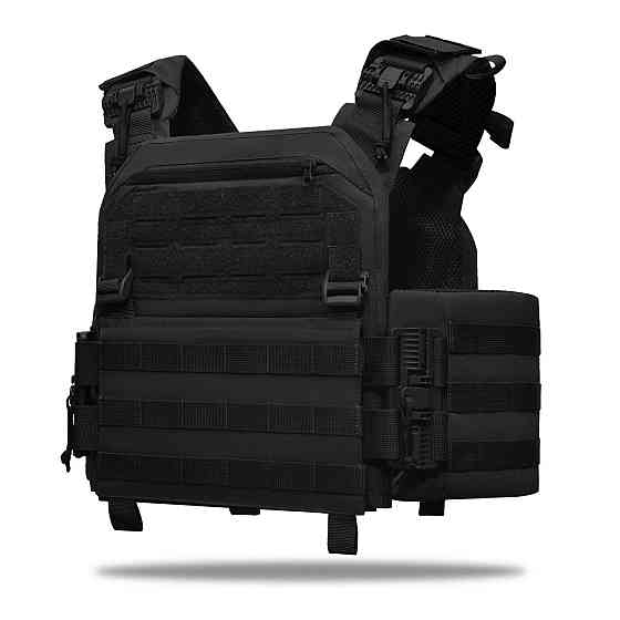 Плитоноска тактическая без плит MPS М8 Pro Cordura 1000 Черный Киев