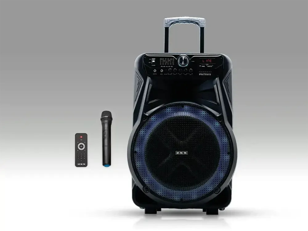Акустична переносна колонка ZXX-7272 600Вт 15" 66х45х31см TWS/USB/SD/FM/BT/MIC/ДК Одеса - фото 4