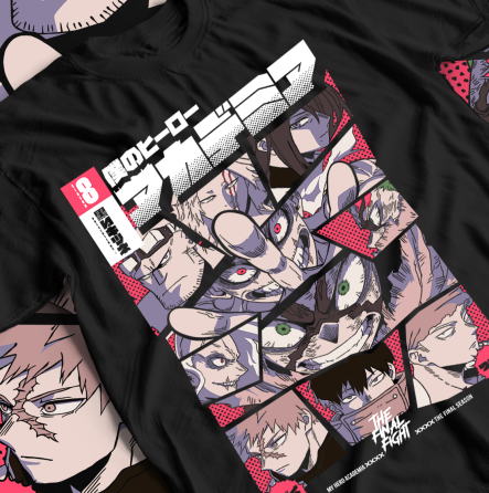 Футболка для мальчика аниме Моя геройская академия оверсайз (рост от 165 до 180 ) Черний AnimeJ0568m Днепр