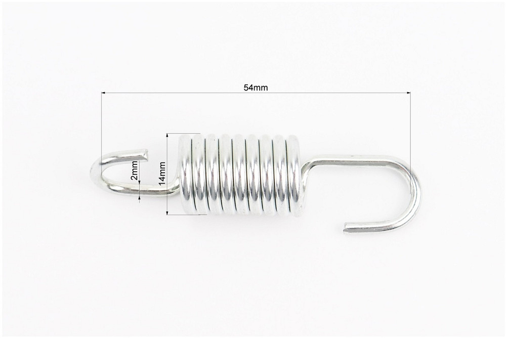 Пружина гальмівна педалі (≈L57мм, D14мм, 9 витків) тип 1 Київ - фото 2
