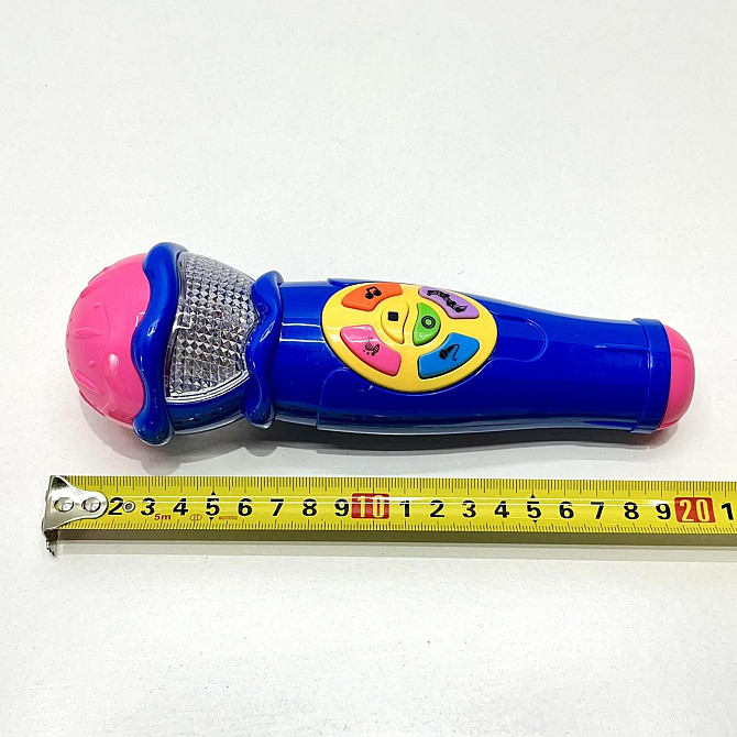 Мікрофон Limo Toy музичний дитячий 19см Синій (7043 UA) Чернігів - фото 9