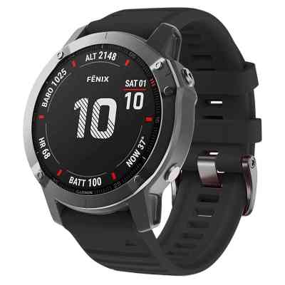 Ремешок для смарт-часов Armorstandart Silicone 22mm для Garmin Fenix 5/6 Black (ARM60796) Винница