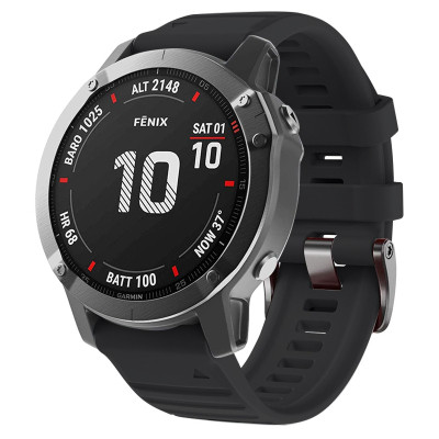 Ремешок для смарт-часов Armorstandart Silicone 22mm для Garmin Fenix 5/6 Black (ARM60796) Винница - изображение 1