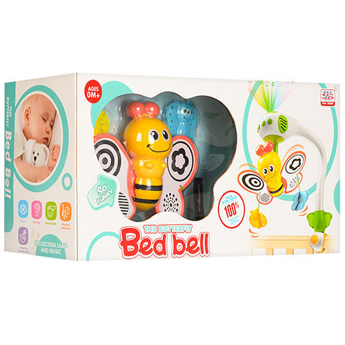 Детская карусель с подвесками на кроватку WS6805 с проектором неба Винница - изображение 2