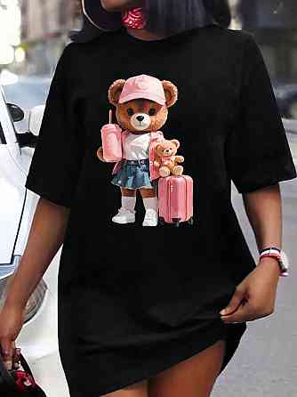 Футболка жіноча з принтом  44 Чорний 2634325319 Дніпро