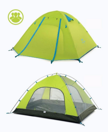 Двошарова,4-Х Місцевий Намет З Алюмінієвими Дугами, Зелена. Київ - фото 2