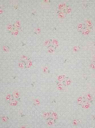 Шпалери вініл на флізеліні A.S.Creation Maison charme 0.53x10 прованс квіти троянди маленькі червоні на блакитному Київ