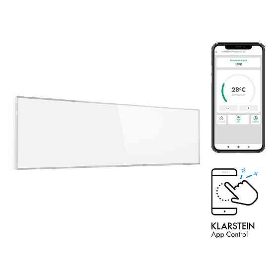 Інфрачервоний нагрівач Wonderwall Smart 100x30 см керування застосунком 300 Вт тижневий таймер IP24 300 Вт Рівне