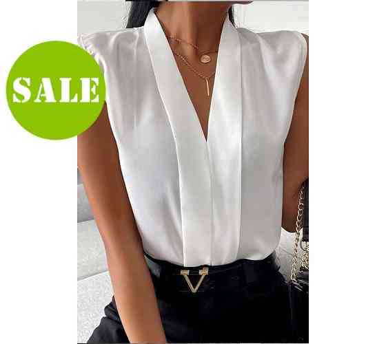 Летняя блузка без рукавов 