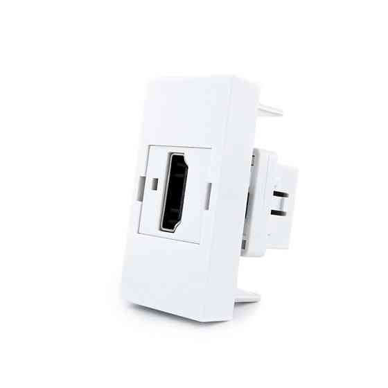 LIVOLO HDMI розетка LIVOLO 1.4, біла, модуль 0.5 поста, для телевізора / ПК (VL-FCHD-1WP) Коломия