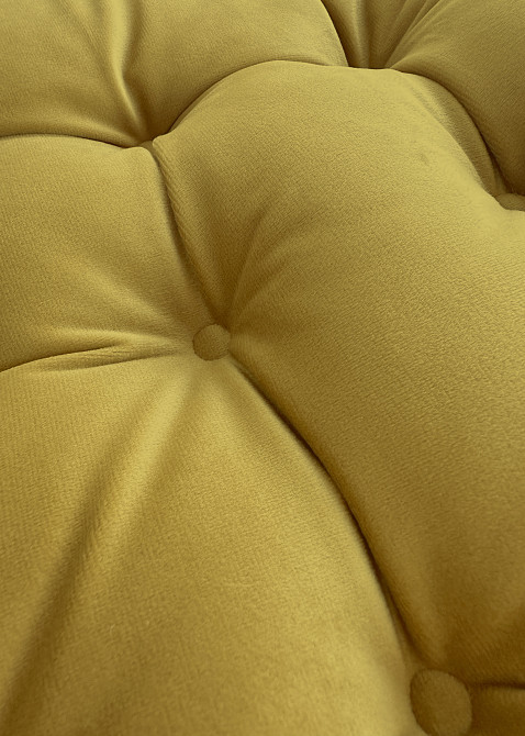 Подушка для стульев (40x40х5 см) Decorator Velour цвет горчичный 84-179 Киев - изображение 7