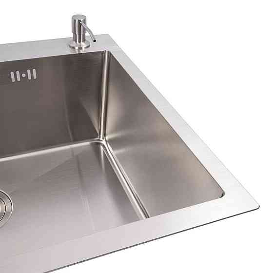 Кухонна мийка нержавійка CM 100*50 R VALESO Handmade (3.0/0.8) Коломыя