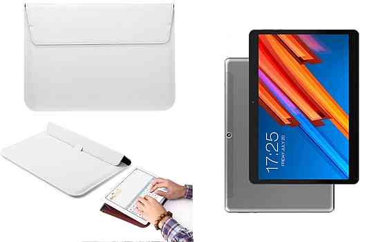 Чехол-конверт VitoCase для Teclast M20, M20 4g, с функцией подставки для планшета Белый Киев