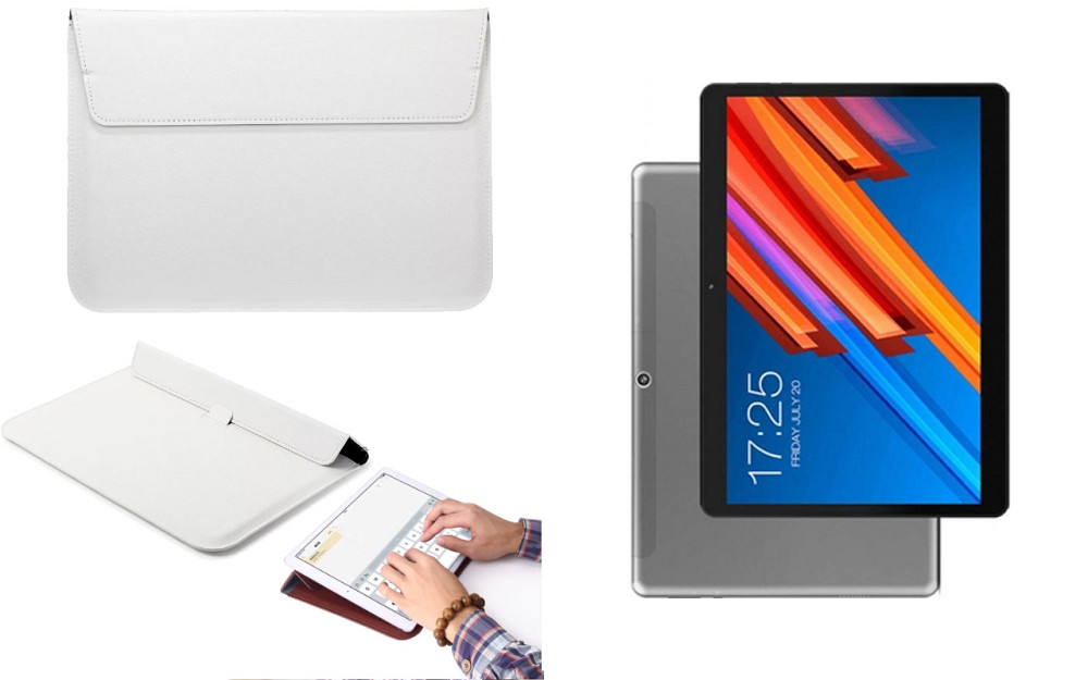 Чехол-конверт VitoCase для Teclast M20, M20 4g, с функцией подставки для планшета Белый Киев - изображение 1