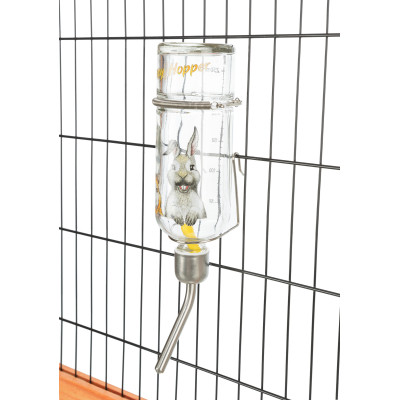Поїлка для гризунів Trixie Honey &amp; Hopper 250 мл (скло) (4011905604466) Вінниця - фото 3