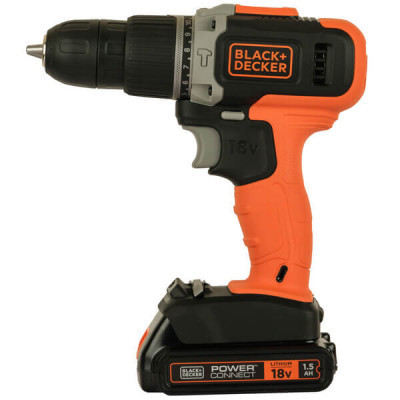Шуруповерт Black&Decker 18 В, 1.5Ah, 45 Нм,0-360/0-1400 об/мин, 21000 уд/мин, 1.3 кг (BCD003C1) Винница - изображение 9