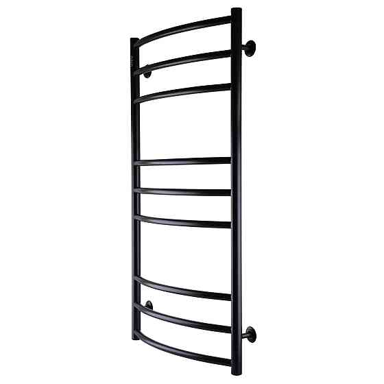 Рушникосушарка UNIO LDE W 1000-500-9 BLK Драбинка Дуга Еліт вода чорна Киев