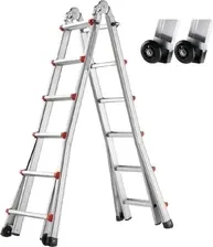 Сервер Drabina teleskopowa A-frame - przedłużenie 6 m (20 stóp) Wielofunkcyjna do domu i ogrodu Solidna konstrukcja Praktyczne Київ - фото 1