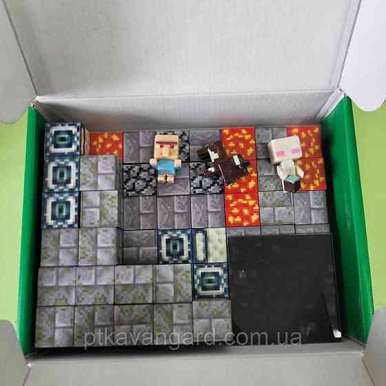 Конструктор магнітний майнкрафт 65 кубики магнітні блоки портал ендер Dream World LZCK 010 Хмельницький