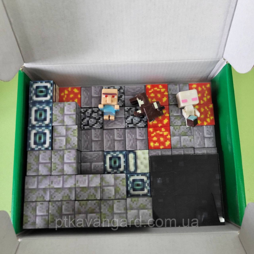 Конструктор магнітний майнкрафт 65 кубики магнітні блоки портал ендер Dream World LZCK 010 Хмельницький - фото 3