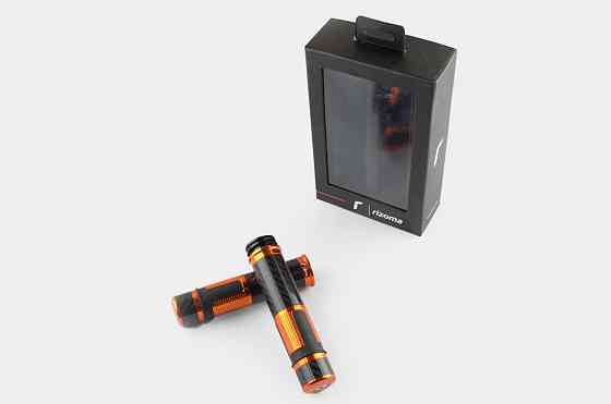 Ручки керма карбон з алюмінію. відбійником (помаранчеві) RIZOMA Київ