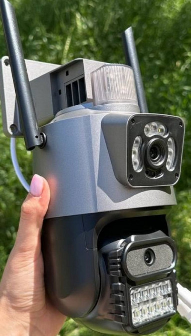 Качественная камера видеонаблюдения 8мп WIFI PTZ ICSee две камеры. Харьков - изображение 3