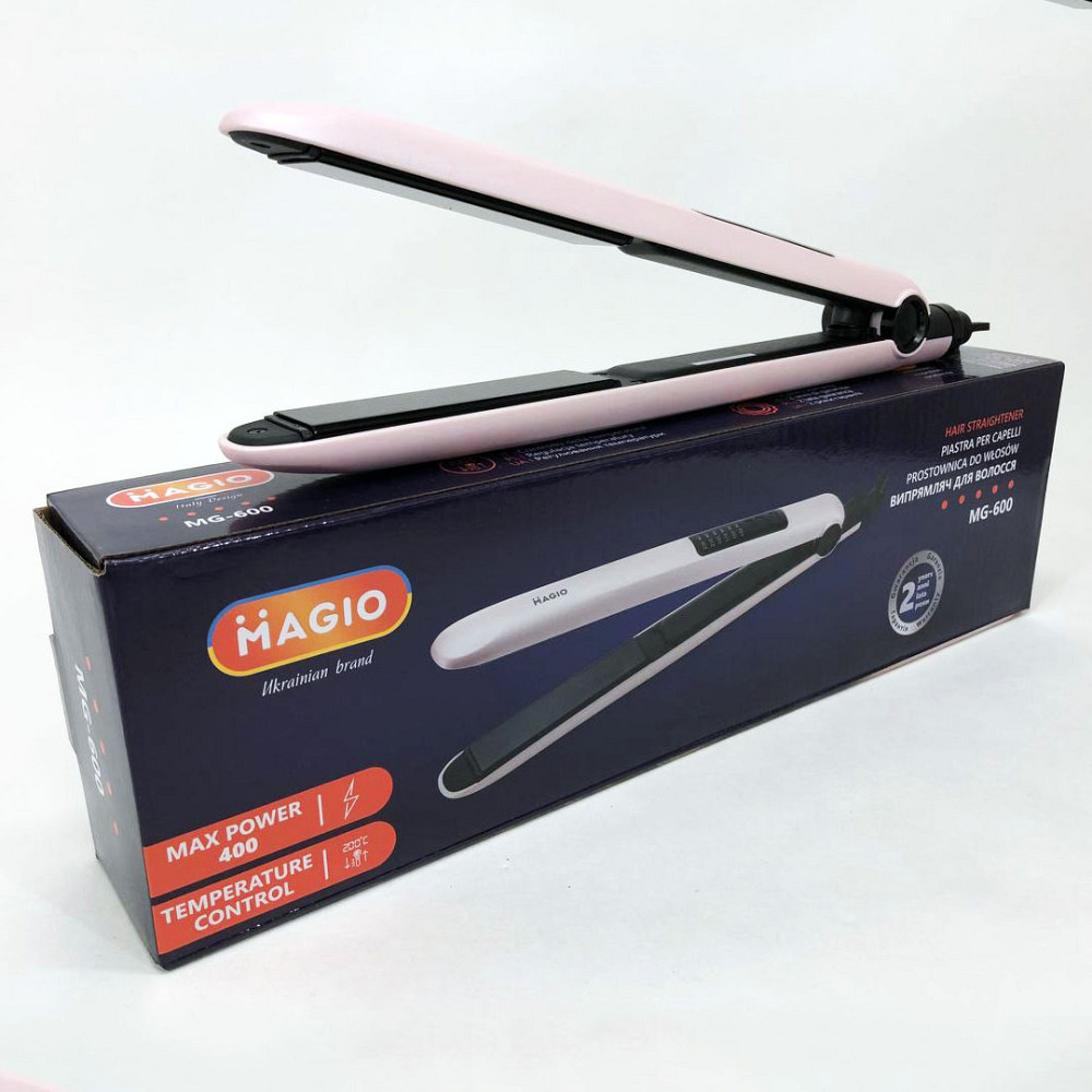 Выравнивающий утюжок для волос MAGIO MG-600, Плойка-выпрямитель, Эргономичный утюжок выпрямитель WV-50 Львов - изображение 5