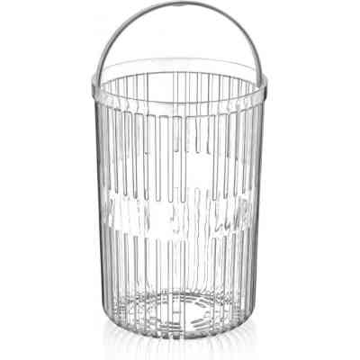 Пищевой контейнер Irak Plastik Fresh круглий 1,5 л з друшляком прозорий (5376) Винница