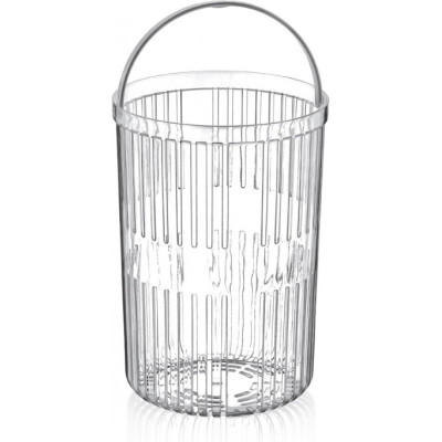 Пищевой контейнер Irak Plastik Fresh круглий 1,5 л з друшляком прозорий (5376) Винница - изображение 2