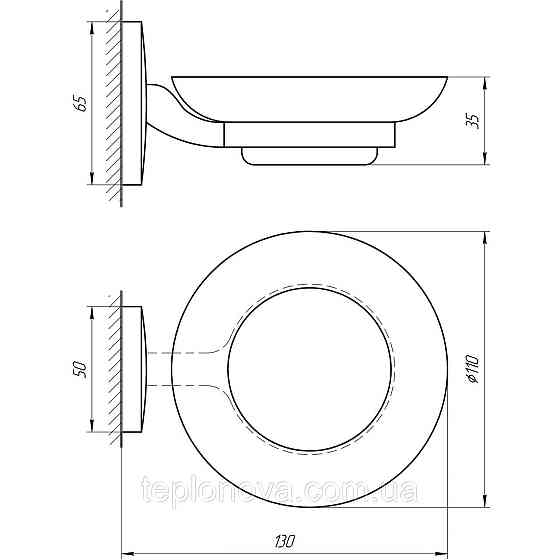 Мыльница Perfect Sanitary Appliances RM1201 Черновцы
