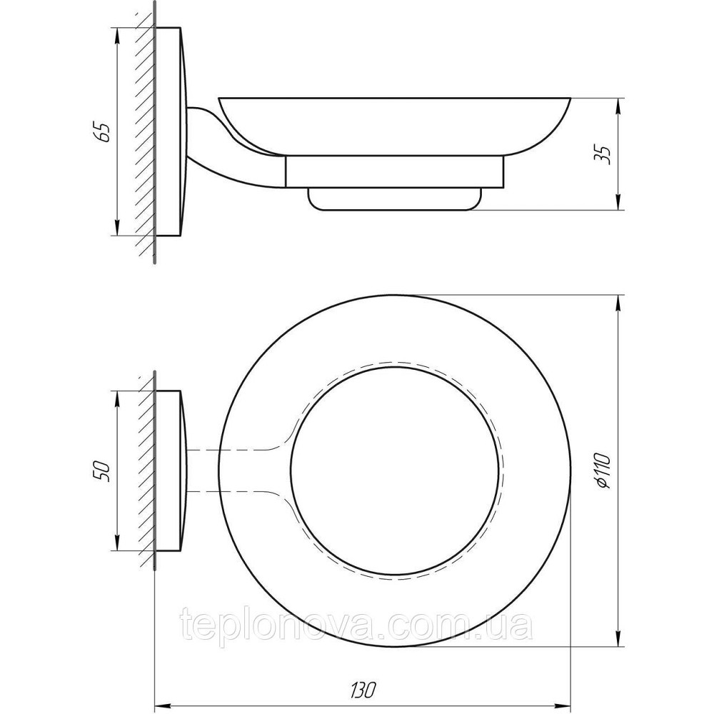 Мыльница Perfect Sanitary Appliances RM1201 Чернівці - фото 4