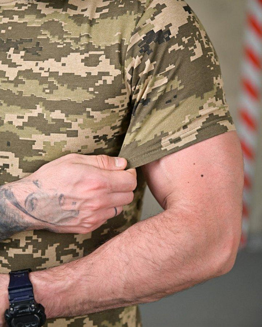 Футболка бавовняна піксель ДЛ7354 Одеса - фото 4