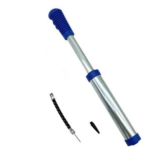 Насос ручний для м'ячів, надувних виробів Pump NE-P-20BL синій Вінниця