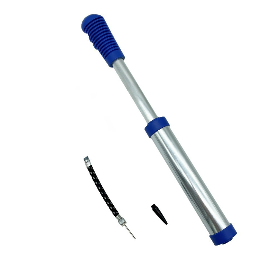 Насос ручний для м'ячів, надувних виробів Pump NE-P-20BL синій Вінниця - фото 1