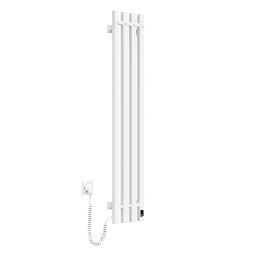 Рушникосушка електрична Navin Levante 210х1200 Sensor ліва, білий оксамит Київ - фото 3