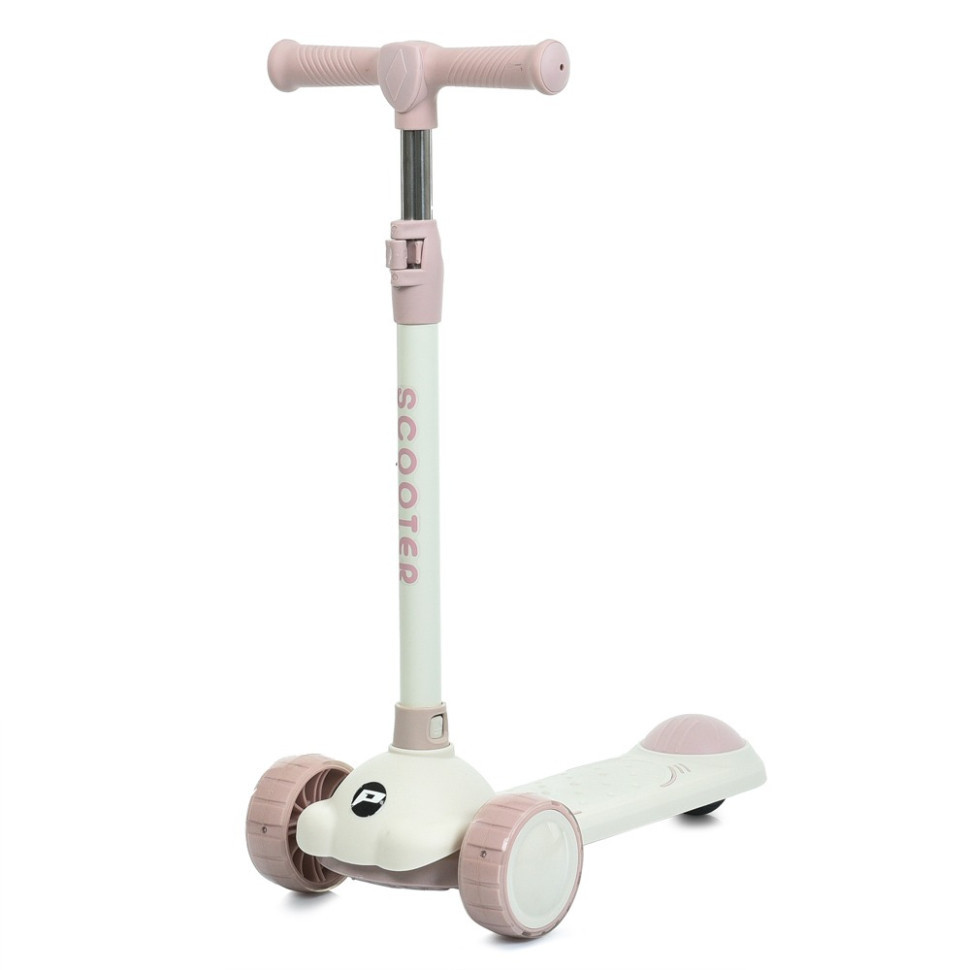 Самокат дитячий триколісний JR3-129-P, колеса зі світлом Вінниця - фото 1