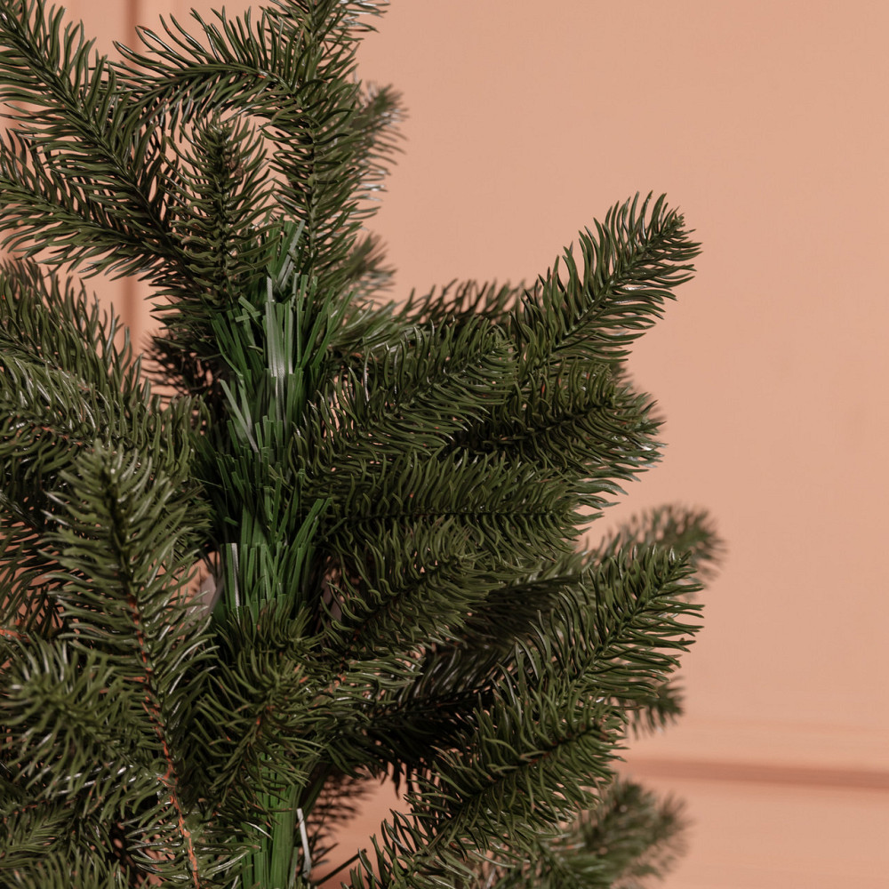 Зелена штучна ялинка 120 см на пластиковій підставці Київ - фото 2