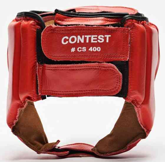 Боксерський шолом для змагань Leone Contest Red L Кам'янське