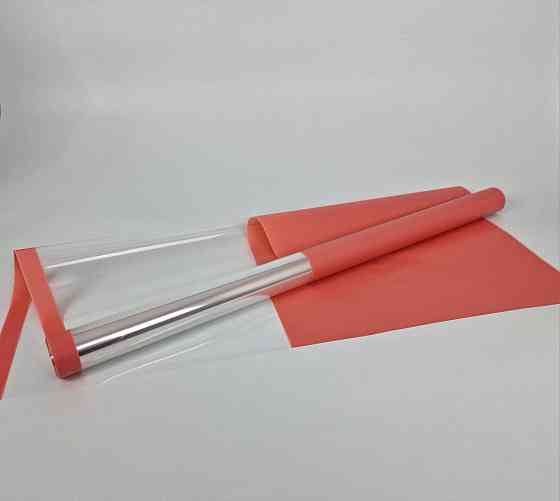 Плівка для квітів Кайма Рулон 10 м Тонування з облямівкою (17) (h700) No17 Кораловий (1 шт.) Харків