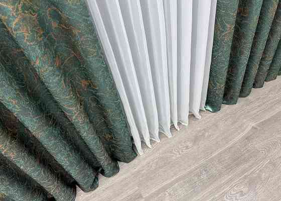 Шторная ткань жаккард 