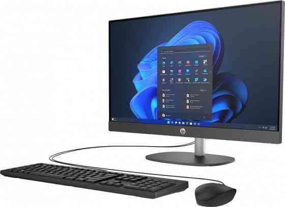 Комп'ютер персональний моноблок HP 240-G10 23.8" FHD IPS AG, Intel U5-125U, 16GB, F512GB, UMA, WiFi, кл+м, 3р, Win11P, чорний Київ