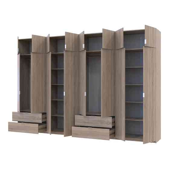 Шафа для одягу Doros Лукас Дуб сонома 4+4 ДСП 360х50х240 DRS-011712 (42005143) Львів