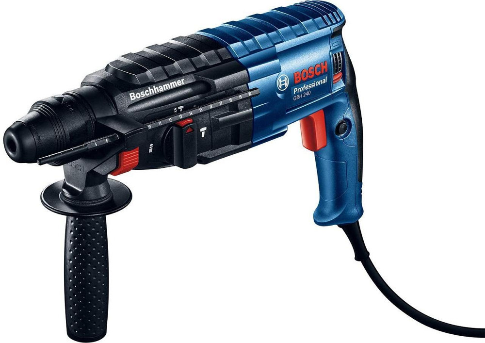 Профессиональный ударный электрический прямой перфоратор Bosch GBH 240 : 790 Вт, 2.7 Дж (0611272100) Киев - изображение 1