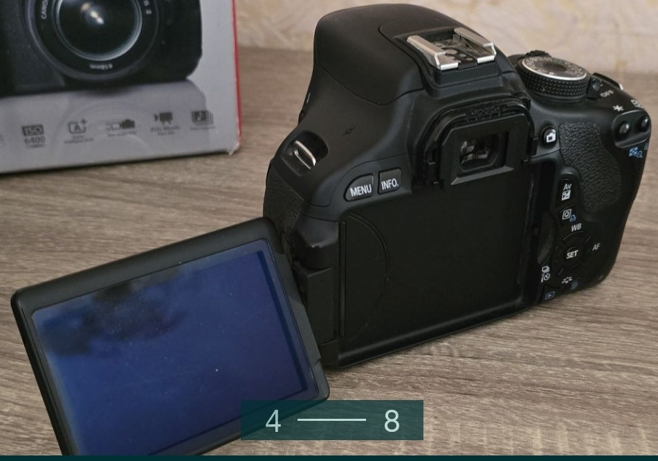 Фотоаппарат Canon 600D з об'єктивом EFS 18-55 mm + об'єктив EF 50 mm. Киев - изображение 5