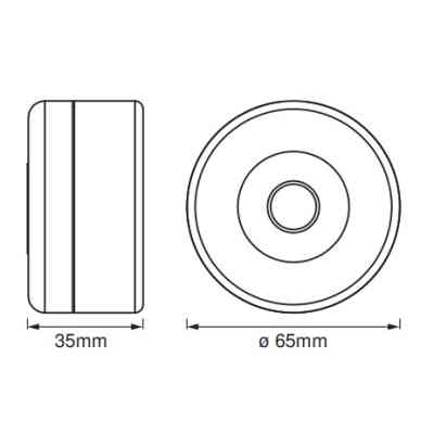 Ночник LEDVANCE DOT-IT TOUCH білий (4058075399709) Винница
