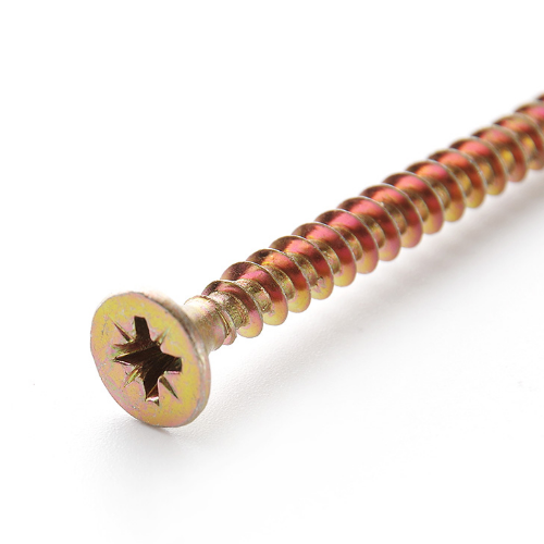 Саморіз універсальний з потайною головкою 5,0*90мм цинк жовтий 25 шт/уп APRO Житомир - изображение 4